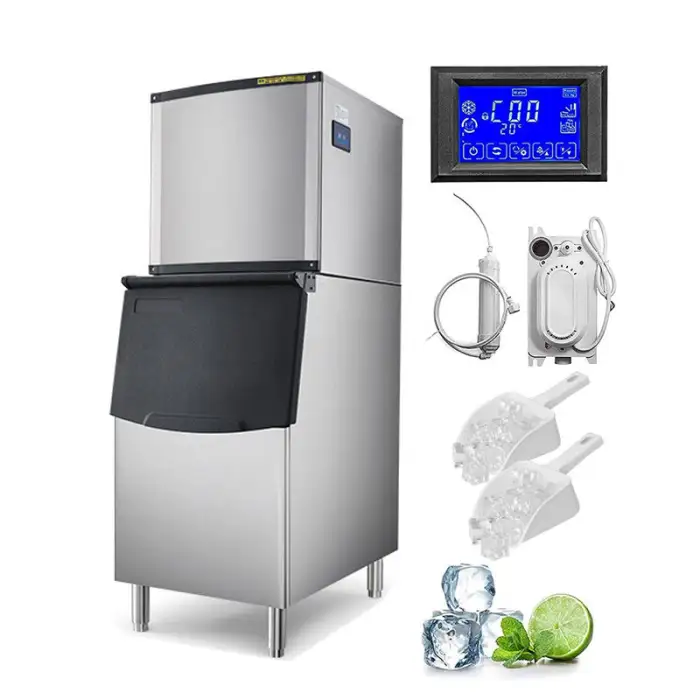 300kg 500kg 1000kg Stainless Steel Cheap Price Professional Clear Industrial Maker Portable Commercial Ice Cube Making Machine