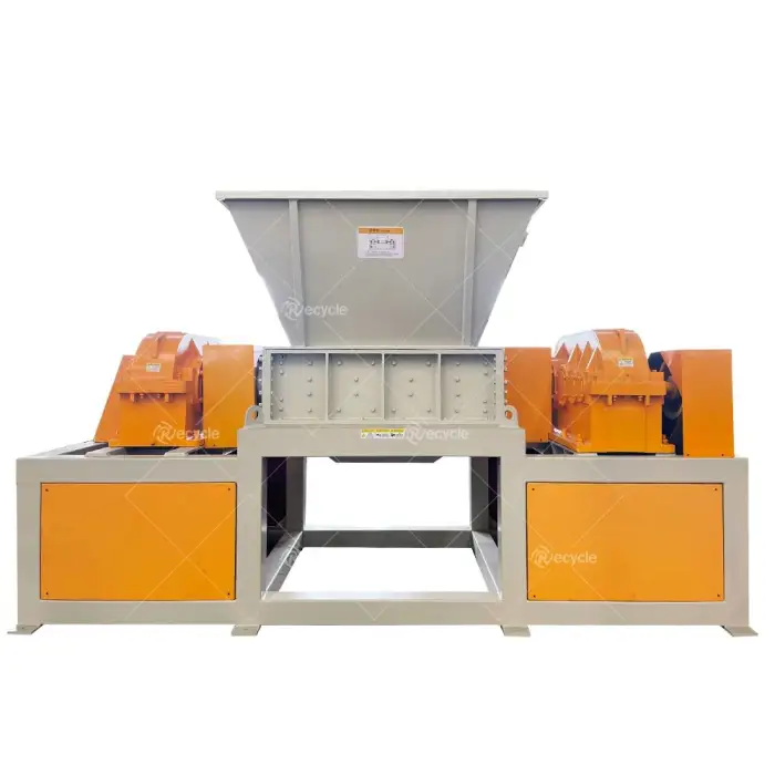 Industry Aluminum Profile Shredder Machine Coconut Husk Wood Pallet Shredding Crushing Scrap Car Shell Plastic Bump Shredder