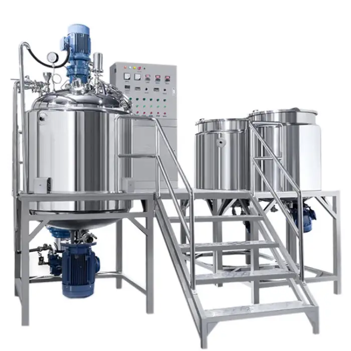 SUS316L Steel Vacuum Homogenizer Emulsifying Mixer Cosmetic Cream Mixing Equipment