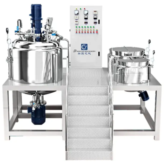 SUS316L Steel Vacuum Homogenizer Emulsifying Mixer Cosmetic Cream Mixing Equipment