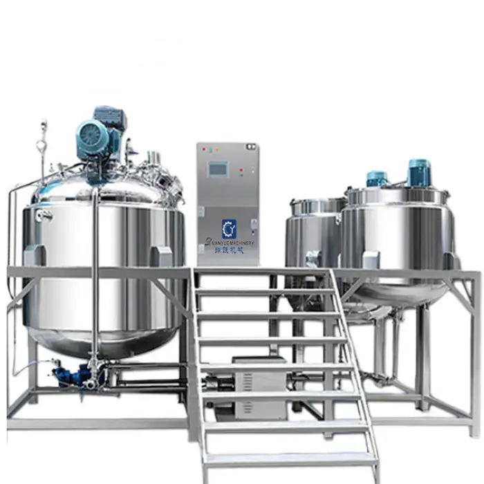 SUS316L Steel Vacuum Homogenizer Emulsifying Mixer Cosmetic Cream Mixing Equipment