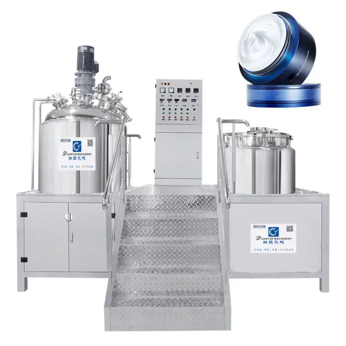 SUS316L Steel Vacuum Homogenizer Emulsifying Mixer Cosmetic Cream Mixing Equipment