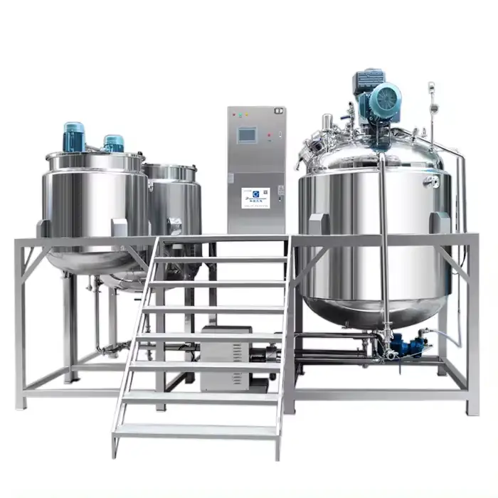 SUS316L Steel Vacuum Homogenizer Emulsifying Mixer Cosmetic Cream Mixing Equipment