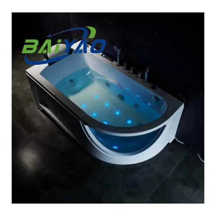 1 Person Small Jacozi Bath Tub Bathroom Tub Bathtub for Adults Jakuzzy Massage Smart Jacozi Hot Tub