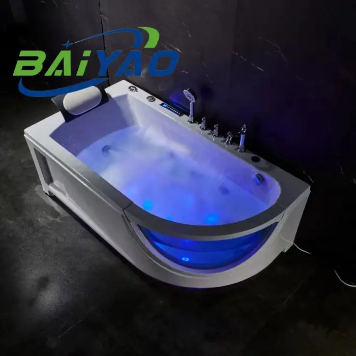 1 Person Small Jacozi Bath Tub Bathroom Tub Bathtub for Adults Jakuzzy Massage Smart Jacozi Hot Tub