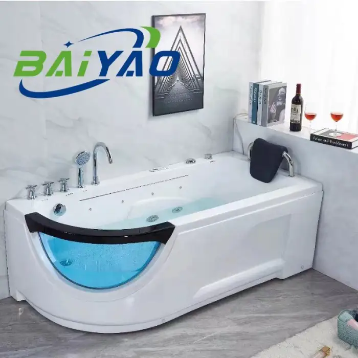 1 Person Small Jacozi Bath Tub Bathroom Tub Bathtub for Adults Jakuzzy Massage Smart Jacozi Hot Tub