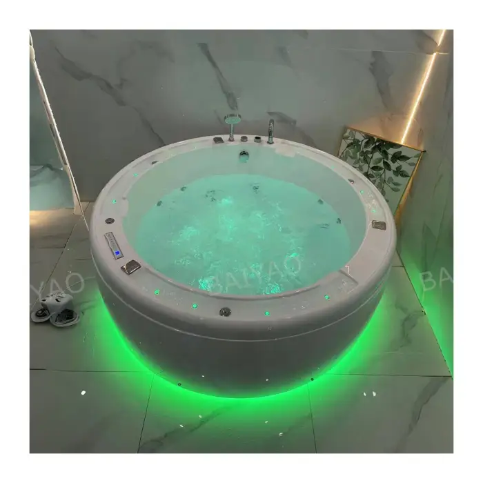 Budget-Friendly Outdoor Swimming Pool with Jacuzz and Massage, Smart Control, Acrylic, Multi-Person Use