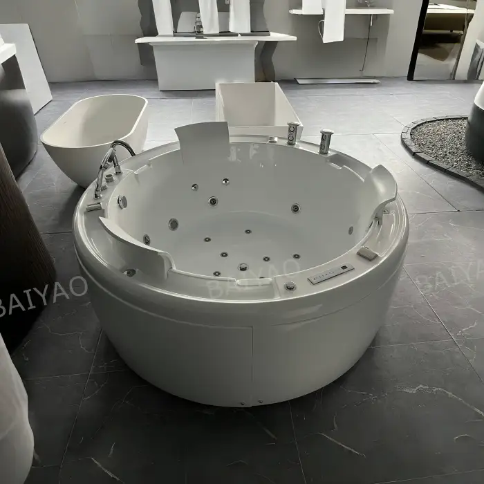 Budget-Friendly Outdoor Swimming Pool with Jacuzz and Massage, Smart Control, Acrylic, Multi-Person Use