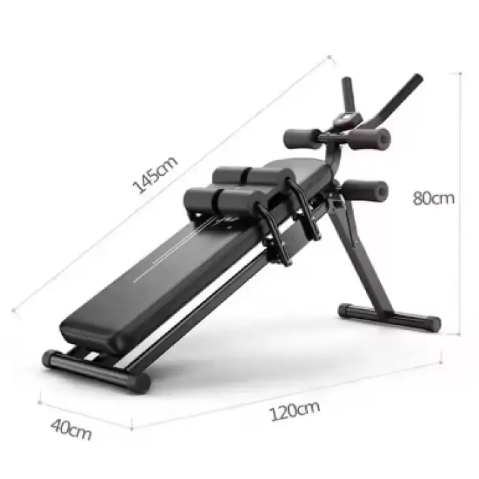 Foldable AB Exercise Machine Multifunctional Gym Equipment Adjustable Sit up Bench Home Fitness Accessories