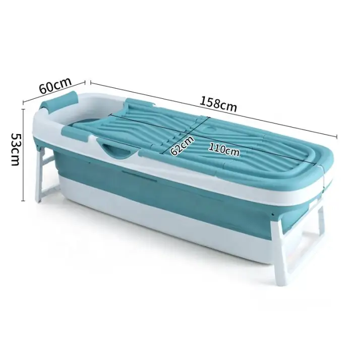 Largest Adult Folding Bathtub 1580 MM Plastic Portable Bathtubs Hot Selling Folding Foldable Bathtub for Baby Adult