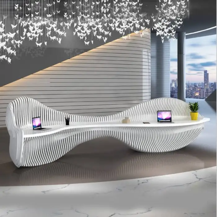 Modern Reception Counters for Spa Salon and Hotel Featuring Stylish