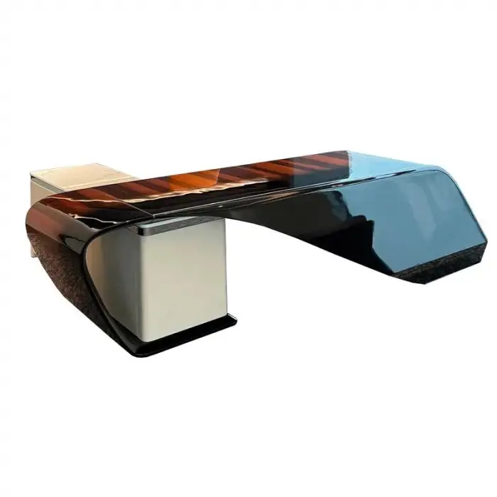 Executive Office Desk Office Furniture Modern Design L Shape Melamine Manager Table