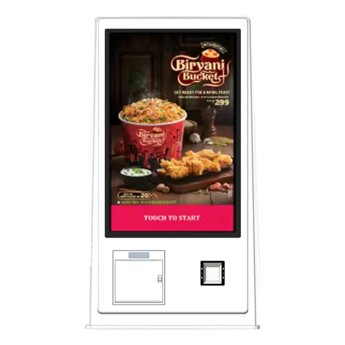 Customized Sale 21.5 Inch Smart Touch Screen Custom Outdoor Self Order Kiosk for Restaurant