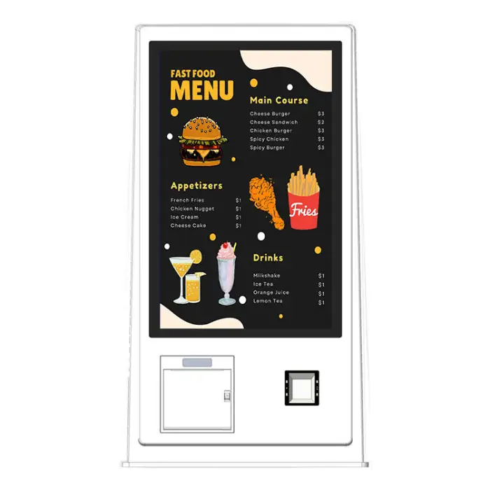 Customized Sale 21.5 Inch Smart Touch Screen Custom Outdoor Self Order Kiosk for Restaurant