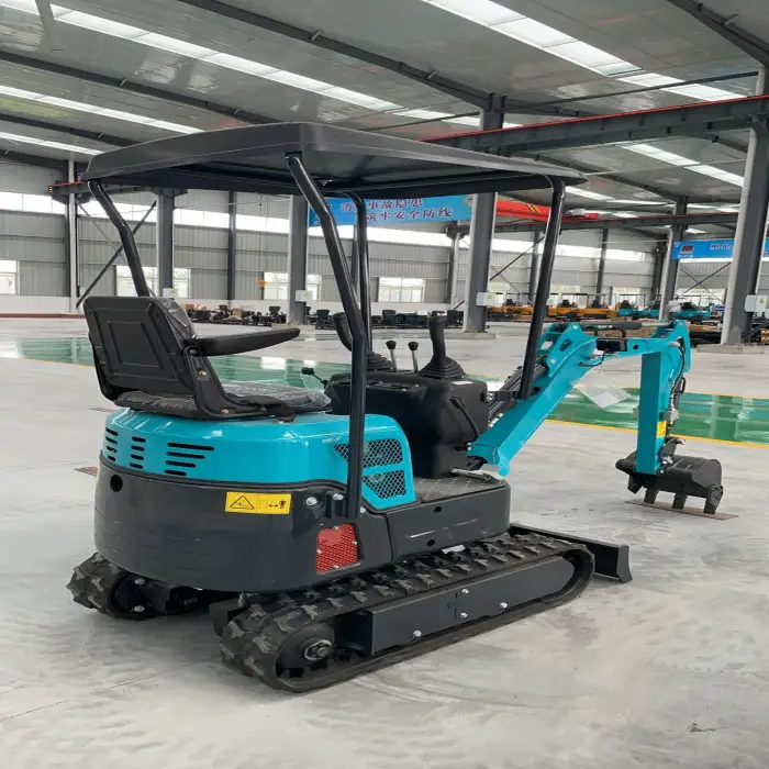 The Powerful 1-ton Mini Excavator is Equipped