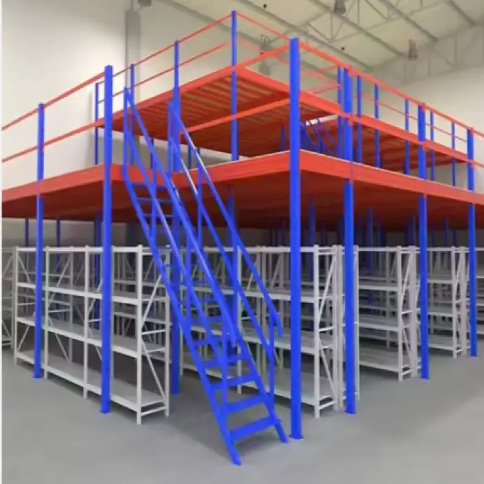 Warehouse Heavy Duty Mezzanine Floors Warehouse Multi-level Mezzanine Flooring Second Floor Pallet Racking Mezzanene