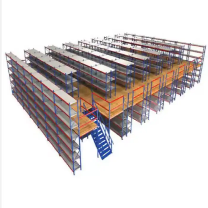 Warehouse Heavy Duty Mezzanine Floors Warehouse Multi-level Mezzanine Flooring Second Floor Pallet Racking Mezzanene