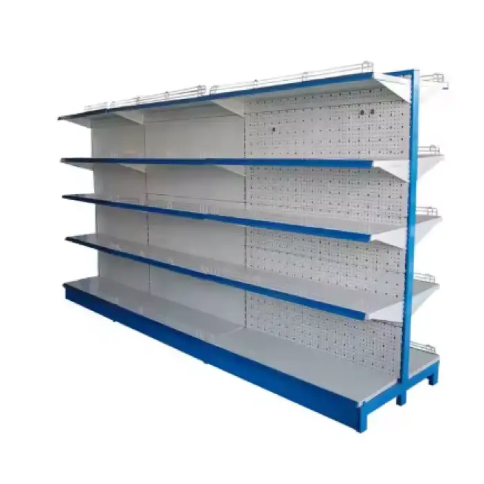 Steel Gondola Equipment Displays Rack Bracket Rack Supermarket Gondola Shelving