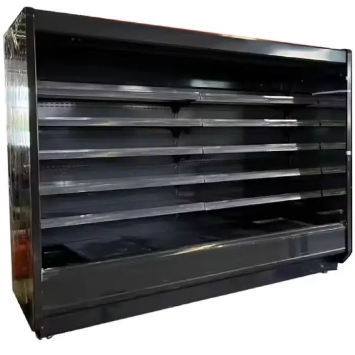 Supermarket Refrigerator Fruit Upright Refrigerated showcase Vegetable Display Fridge Refrigeration Equipment