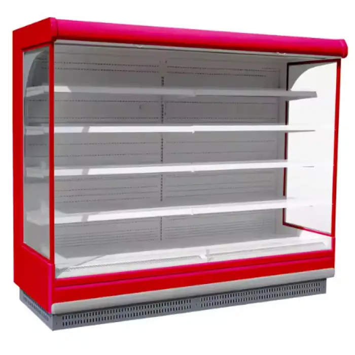 Newest Hot Sale Supermarket Commercial Open Type High Efficiency Pre-cooled Food Refrigerated Display Cabinet