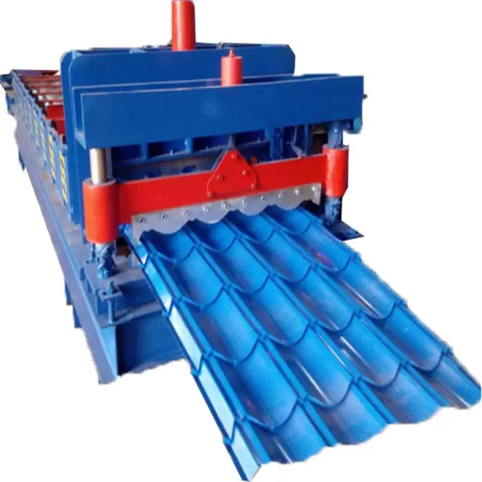 Glazed Tile Roofing Sheet Making Machine Metal Tile Making Machine