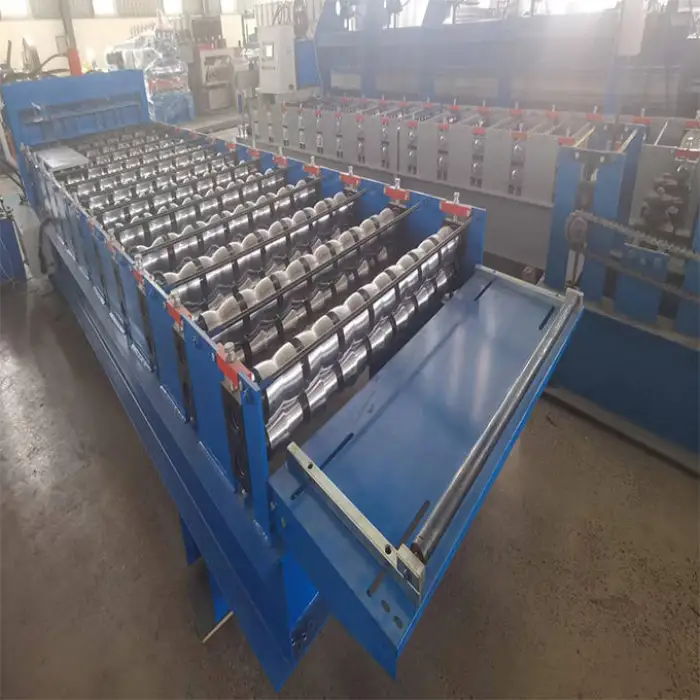 Glazed Tile Roofing Sheet Making Machine Metal Tile Making Machine