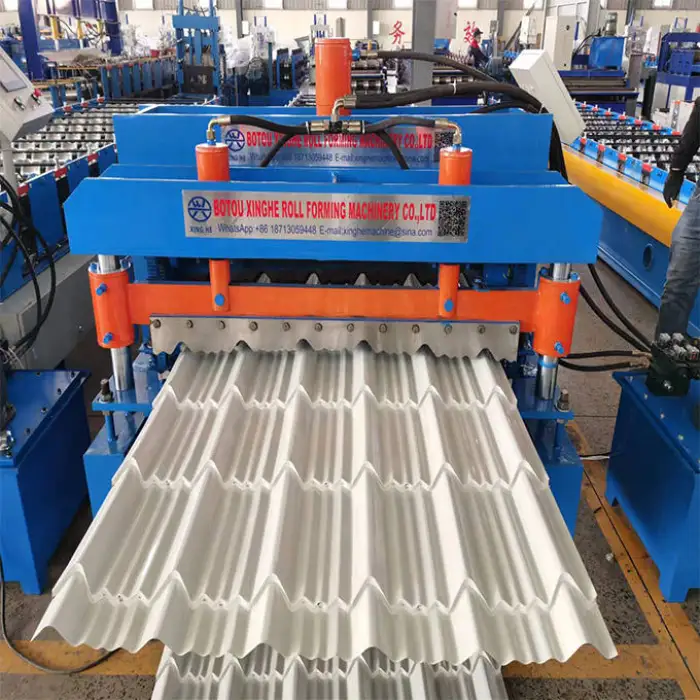 Glazed Tile Roofing Sheet Making Machine Metal Tile Making Machine