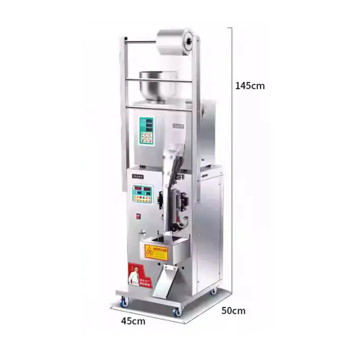 quantitative weighing liquid particle filling and packaging machine integrated equipment