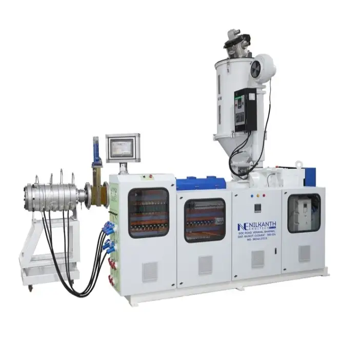 PE PP Water Pipes Extruding Line HDPE PPR Pipe Making Machine