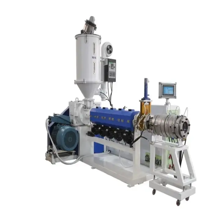 PE PP Water Pipes Extruding Line HDPE PPR Pipe Making Machine