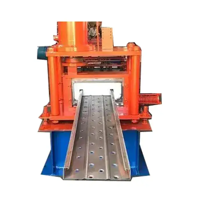 Walk Board Sheet Scaffold Plank Forming Making Punching Hole Scaffolding Walking Board Making Machinery