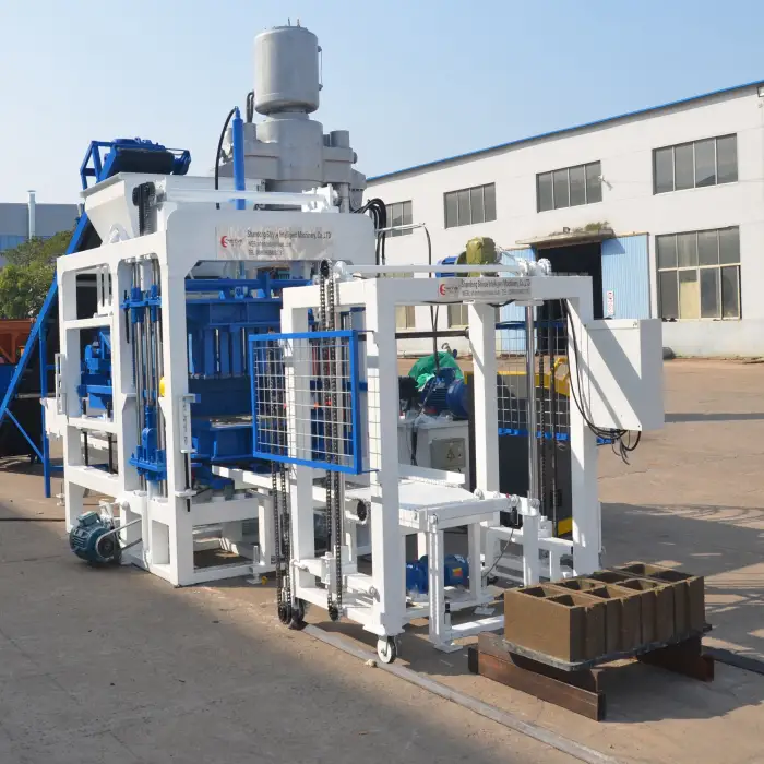 QT4-15 Automatic Block Construction Manufacturing Brick Making Machine