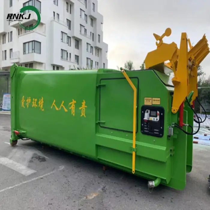 RNKJ Brand Intelligent Waste Compressed Rubbish Management Compactors Garbage Compactor