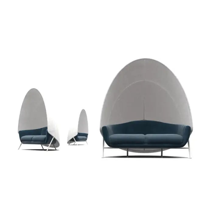 Modern Design Fabric Upholstered Sofa Seating /acoustic Office Meeting Pod/office Workstation