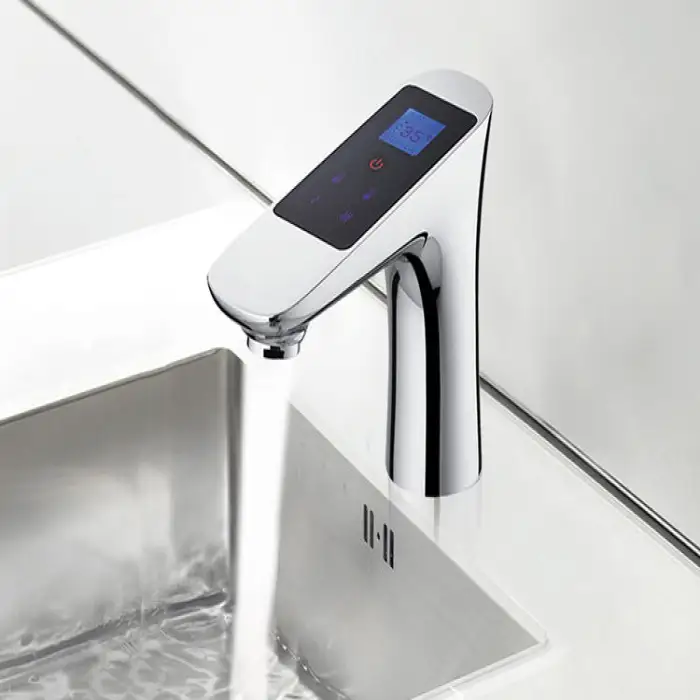 SUNDREAM SJ-F600S Luxury High Technology Smart Faucet Digital Thermostat Basin Faucet