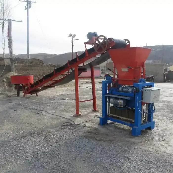 Model Semi Automatic Brick Making Machine