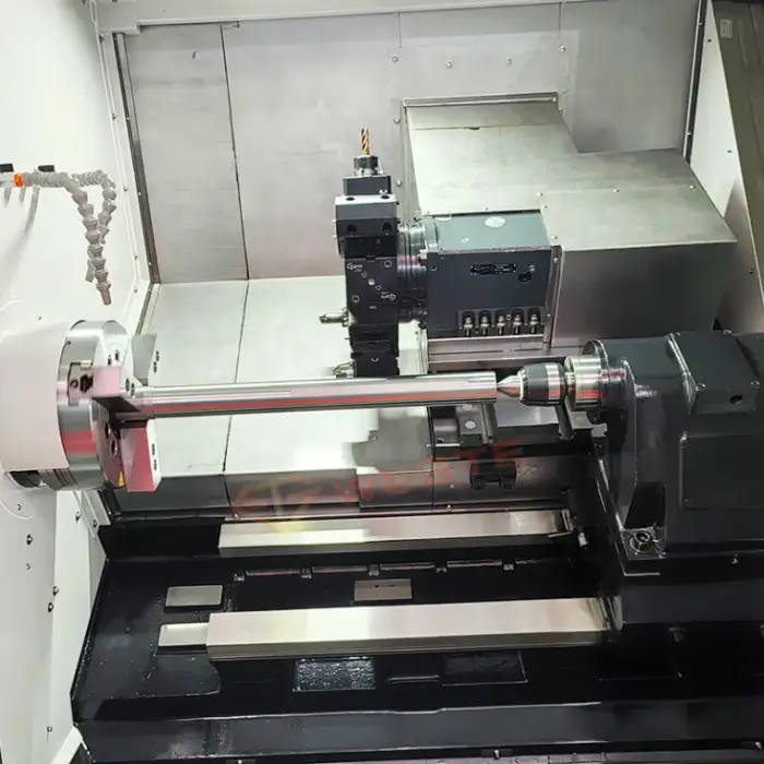 Slant Bed Cnc Lathe TCK36 Cnc Turning Lathes Machine Cnc Slant Bed Lathe 2 Axis Hydraulic Turret