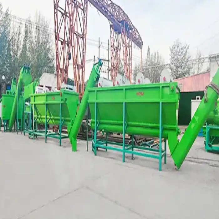 Plastic PET Bottles Sorting Hot Washing Drying Recycling Waste Washing Machine Line / Plant