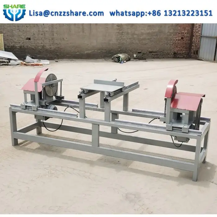 Woodworking Double End Saw Automatic Chain Saw Wood Trim Cutting Machine