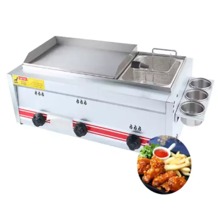 Commercial Machine Two-in-one Gas Fryer Frying Pan