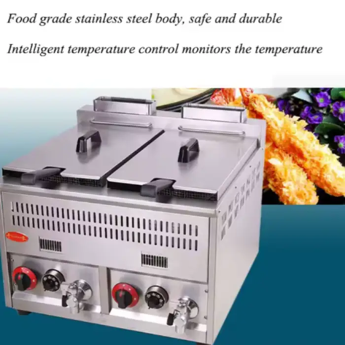 Industrial Potato Fish Donut Deep Fryer Chicken Chips Machine Oil French Fries High Quality Commercial Deep Fryer