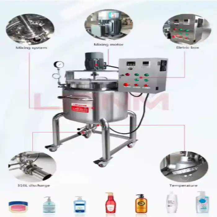 200L Homogenizer High Shear Mixer Tank Silverson Mixer Homogenizer Machine