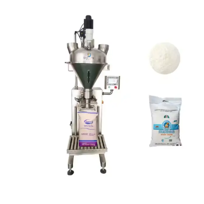 Semi Automatic Maize Powder 25kg Filling Bag Packing Package Machine