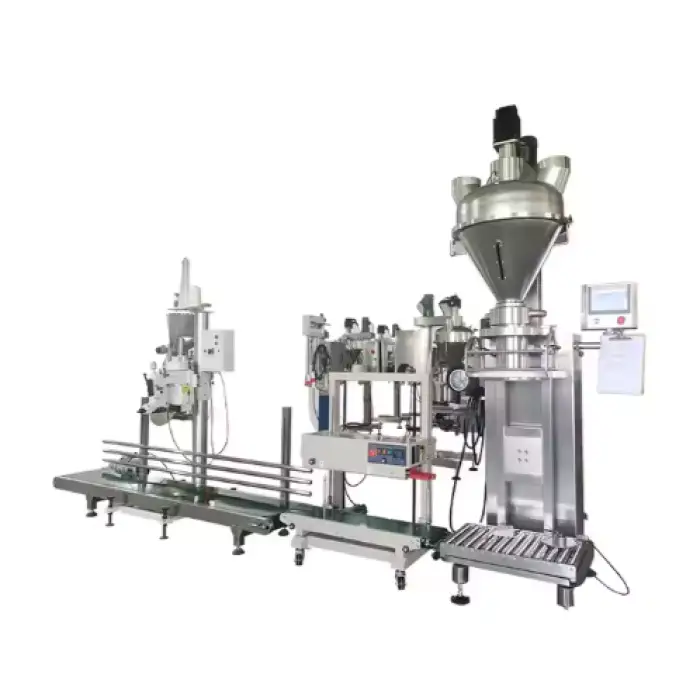 Semi Automatic Maize Powder 50kg Filling Bag Packing Package Machine