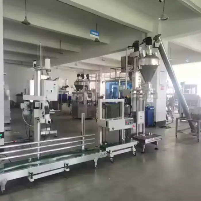 Semi Automatic Maize Powder 25kg Filling Bag Packing Package Machine