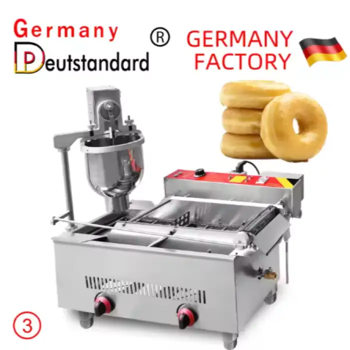 Doughnut Making Machine 4 Rows Commercial Mochi Frying Donut Automatic Fryer Donut Machine