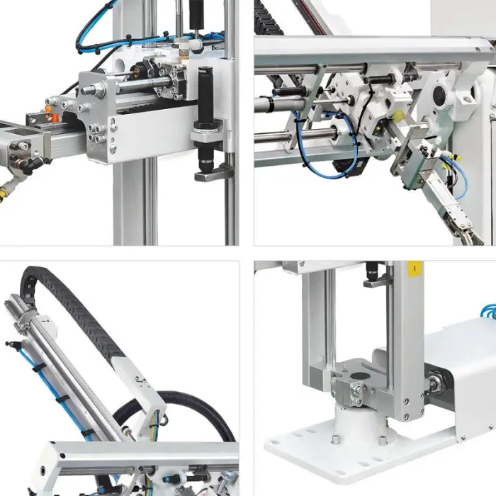 Injection Molding Machine Small Side Picking Robot Arm Grasping Inclined Arm Robot Fully Automatic Horizontal Walking Robot Arm