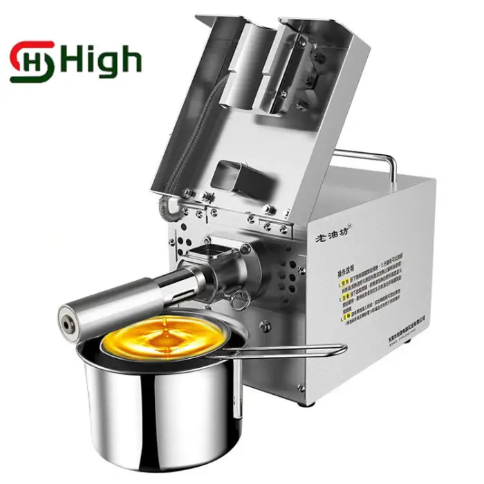 Commercial Grade Home Automatic Cold Oil Press Machine Walnut Butter Cocoa Coconut Peanut Baobab Seeds Oil Pressing Machine