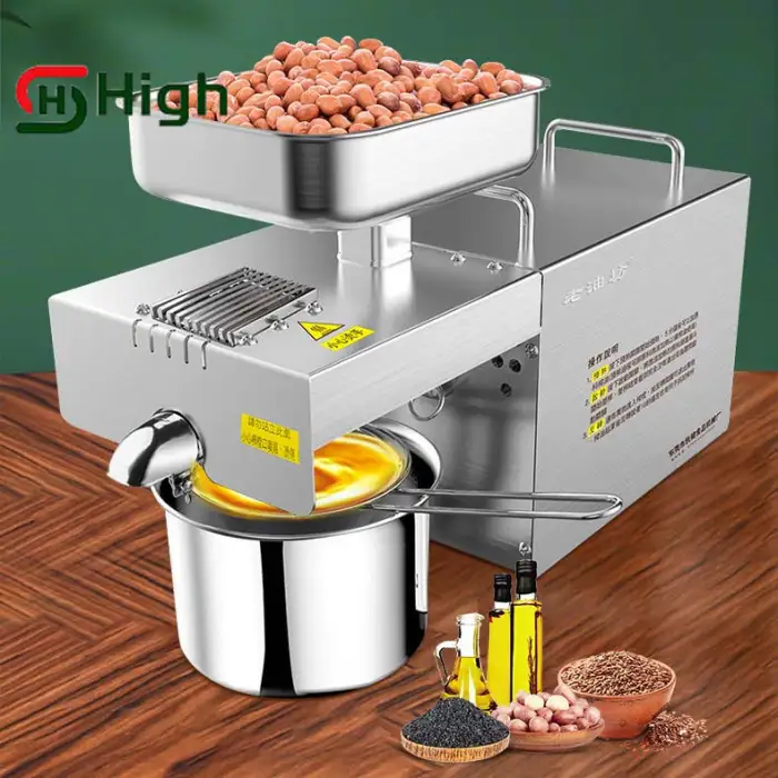 Commercial Grade Home Automatic Cold Oil Press Machine Walnut Butter Cocoa Coconut Peanut Baobab Seeds Oil Pressing Machine