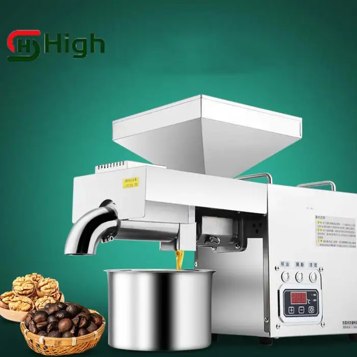 Commercial Grade Home Automatic Cold Oil Press Machine Walnut Butter Cocoa Coconut Peanut Baobab Seeds Oil Pressing Machine